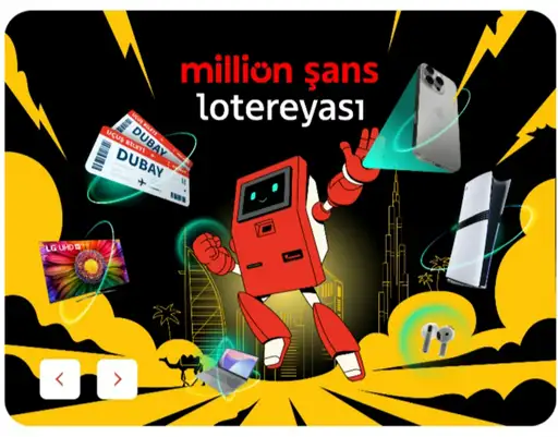 Müsabiqə: “Milliön şans” lotereyası: Səyahətlər, Telefonlar, Pul mükafatları və digər hədiyyələr! 